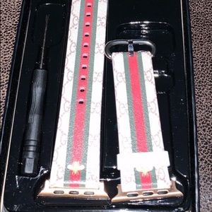 New iwatch band (not authentic) very cute.